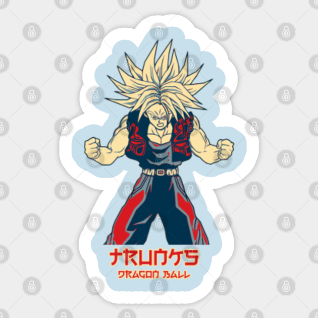 Trunks Dragon Ball Hope Style Trunks Sticker TeePublic